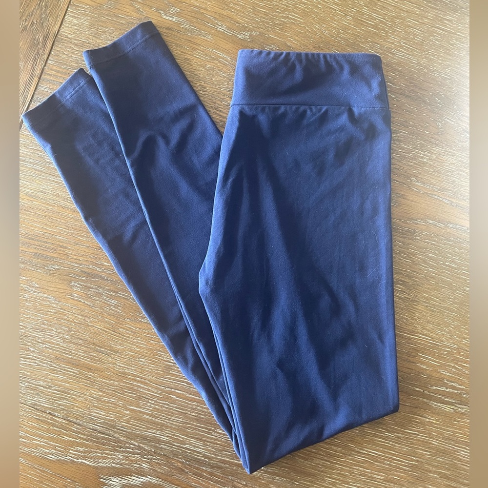 Aqua girl blue leggings size 14